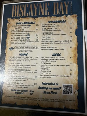 Menu photo 2 Biscayne Bay Brewing Miami, FL