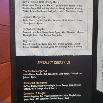 Guy's Highball Lounge - Drink Menu (01/16/23). #GuyFierisHighballLounge @GuyFieri #Burbank @Fly_BUR #Bar #Traveling - Airport Lounges Near Me - Burbank, California Guy's Highball Lounge - Drink Menu (01/16/23). #GuyFierisHighballLounge @GuyFieri #Burbank @Fly_BUR #Bar #Traveling - Airport Lounges Near Me - Burbank, California