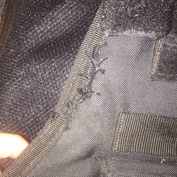 Armored Republic - Same hole on chest, laid flat. You can see the fabric isn't torn, the stitching and/or seam allowance was not sufficient. - Outdoor Gear Near Me - Phoenix, Arizona