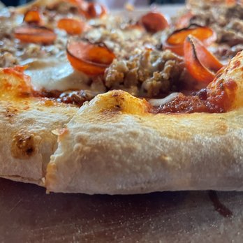 Matchbox - LG matchbox meat pizza - Pizza Near Me - Charlottesville, Virginia