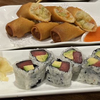 Kurama Omakase - Spring roll, tuna avocado maki roll - Sushi Bars Near Me - Keene, New Hampshire Kurama Omakase - Spring roll, tuna avocado maki roll - Sushi Bars Near Me - Keene, New Hampshire