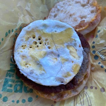 McDonald's - Watch out! Just went through the drive thought right now and got this huge black hair in my McMuffin. Super disgusting and disappointing - Coffee & Tea Near Me - Parker, Arizona McDonald's - Watch out! Just went through the drive thought right now and got this huge black hair in my McMuffin. Super disgusting and disappointing - Coffee & Tea Near Me - Parker, Arizona