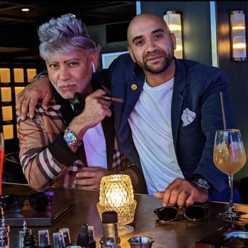 Merchants Cigar Bar - Enjoying the Cocktails and fine cigars with my Son. - Cigar Bars Near Me - New York, New York Merchants Cigar Bar - Enjoying the Cocktails and fine cigars with my Son. - Cigar Bars Near Me - New York, New York