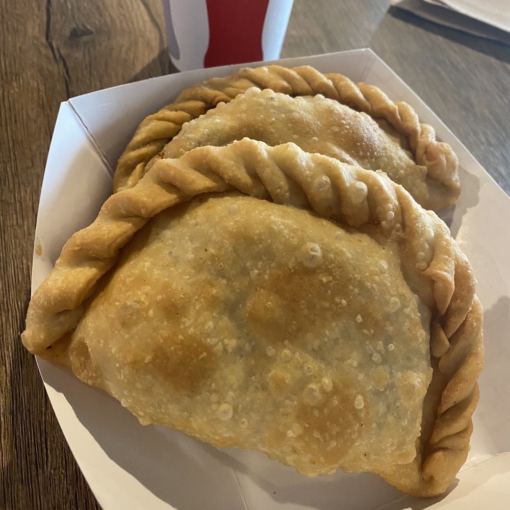 Tango's Empanadas & Grill - Meridian - El Puerco (front) and the Chimicarne (back). Delicious! - Empanadas Near Me - Meridian, Idaho Tango's Empanadas & Grill - Meridian - El Puerco (front) and the Chimicarne (back). Delicious! - Empanadas Near Me - Meridian, Idaho