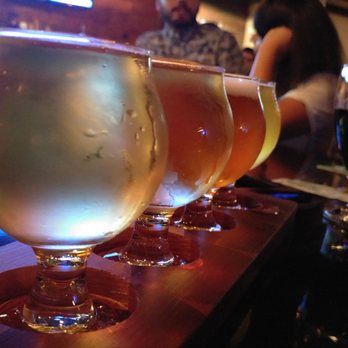 The Junction Bar - Billiards - Cider and beer flight - Pool Halls Near Me - Downey, California