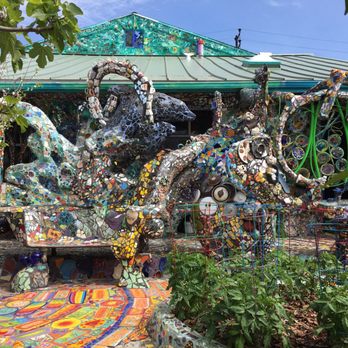 Mosaic Tile House - A view of the home from the garden. My favorite part? No "hey, like us on FB" or "share a review" which made me want to tell the world! - Art Galleries Near Me - Venice, California Mosaic Tile House - A view of the home from the garden. My favorite part? No "hey, like us on FB" or "share a review" which made me want to tell the world! - Art Galleries Near Me - Venice, California