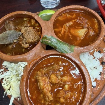 Ah Huevo - Sampler of pozole, menudo, & barbacoa. - Mexican Near Me - Pleasanton, California