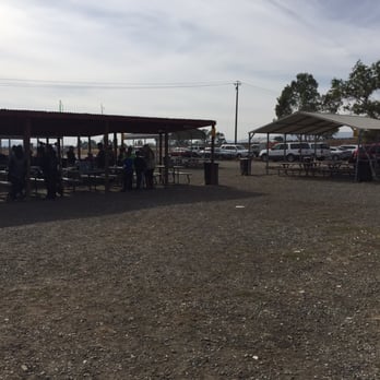 Midway Paintball Facility - Covered picnic tables. - Paintball Near Me - Vacaville, California
