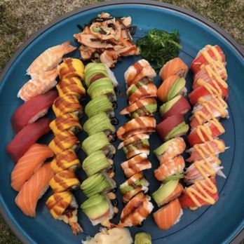 Sushi on the Roll - a plate of sushi - Sushi Bars Near Me - Montrose, Colorado Sushi on the Roll - a plate of sushi - Sushi Bars Near Me - Montrose, Colorado