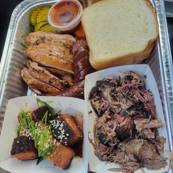 Grasslands BBQ - Pepper chicken, Czexas sausage, pork belly burnt ends, pulled pork - Barbeque Near Me - Hood River, Oregon Grasslands BBQ - Pepper chicken, Czexas sausage, pork belly burnt ends, pulled pork - Barbeque Near Me - Hood River, Oregon