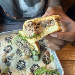 Pulled pork burger Pulled pork burger