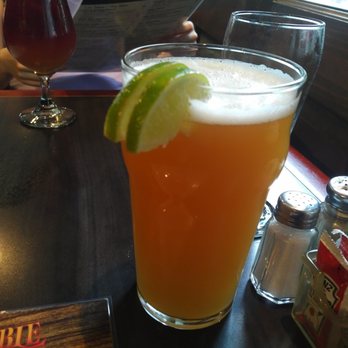 La Diable - house made white beer. it was great - American Near Me - Mont-Tremblant, Quebec