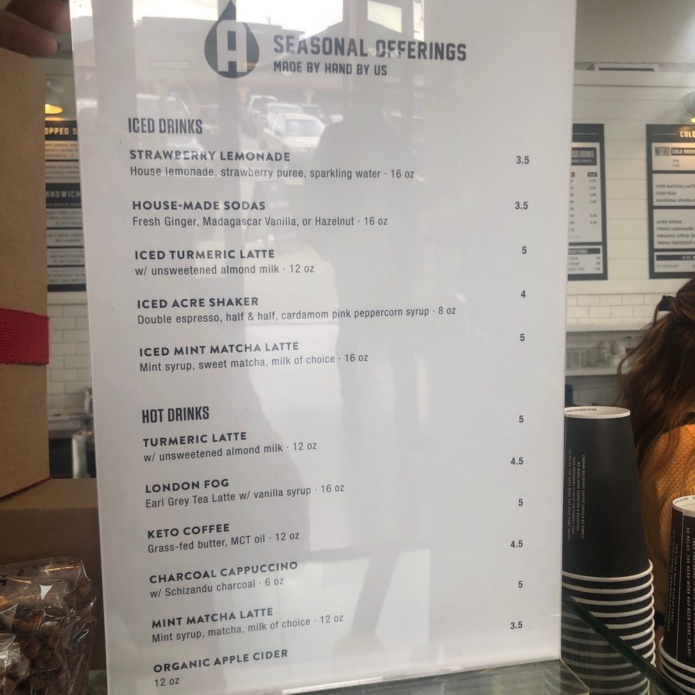 Avid Coffee - Seasonal drink menu - Cafes Near Me - Santa Rosa, California Avid Coffee - Seasonal drink menu - Cafes Near Me - Santa Rosa, California