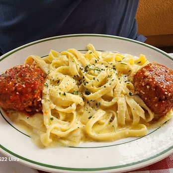 Jimmy D’s Spaghetti Joint - Alfredo with fettuccine & meatballs - Italian Near Me - Grover Beach, California Jimmy D’s Spaghetti Joint - Alfredo with fettuccine & meatballs - Italian Near Me - Grover Beach, California