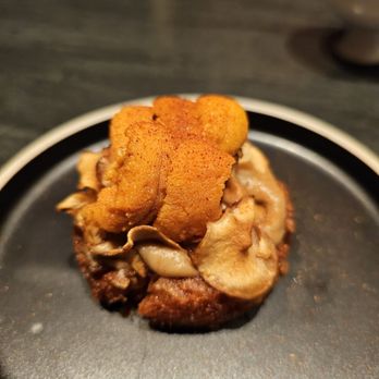 Atomix - Potatoe jeon with sea urchin - Korean Near Me - New York, New York Atomix - Potatoe jeon with sea urchin - Korean Near Me - New York, New York