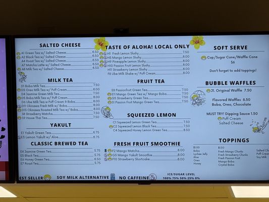Menu photo 3 Happy Lemon - Pearlridge Aiea, HI