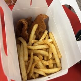 Kids Chicken Tenders, Fries, Juice Box & Prize Combo Kids Chicken Tenders, Fries, Juice Box & Prize Combo