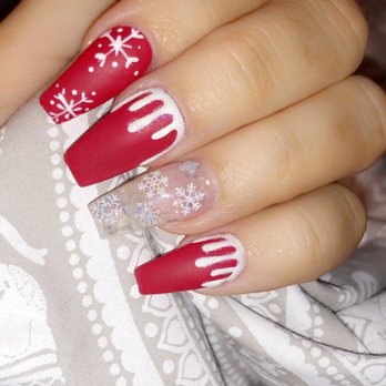 Yessy’s Nail Room - Christmas nails - Eyelash Service Near Me - Tampa, Florida