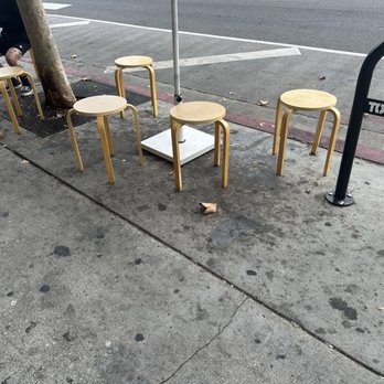 Santa Canela - Some of the seating outside - Coffee & Tea Near Me - Los Angeles, California