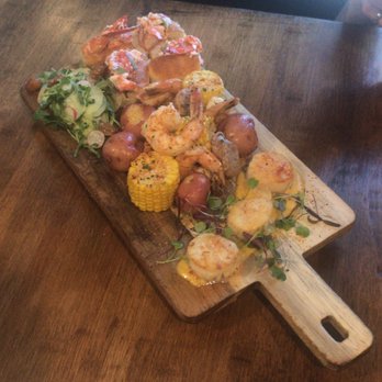The Heritage Table - Sea Board: shrimp boil, lobster rolls, scallops - American Near Me - Frisco, Texas