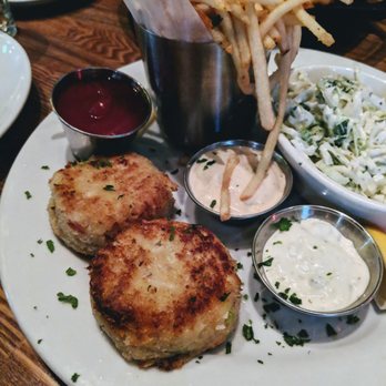 Rock'N Fish - Really had high hopes for the crab cake, but it's really blend. - Seafood Near Me - Manhattan Beach, California Rock'N Fish - Really had high hopes for the crab cake, but it's really blend. - Seafood Near Me - Manhattan Beach, California