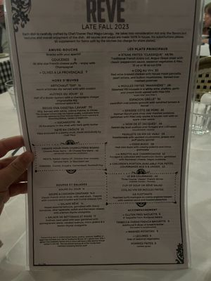 Menu photo 8 RÊVE Lafayette, CA