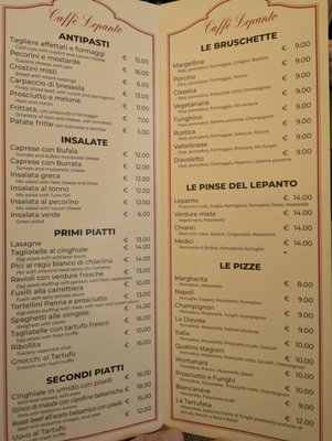 Menu photo 1 Caffè Lepanto Greve In Chianti, FI