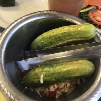 Bagel Snack - Pickles and Cole slaw - Bagels Near Me - Pompano Beach, Florida