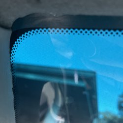 Mobile Tint and Audio - the tint seam is clearly visible at the top of the windshield and is an eye sore