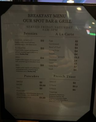 Menu photo 8 Our Spot Bar & Grill Pawtucket, RI Menu photo 8 Our Spot Bar & Grill Pawtucket, RI