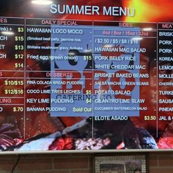 GW’s Bbq Catering - Menu