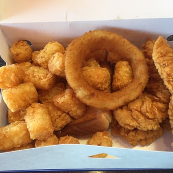 Sonic Drive-In - Dry chicken strips combo meal with tater tots - Burgers Near Me - Vacaville, California