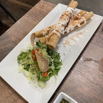 Taro Kitchen & Cocktail - Flautas, the Guacamole that came with was great as well! - Latin American Near Me - Highland Village, Texas Taro Kitchen & Cocktail - Flautas, the Guacamole that came with was great as well! - Latin American Near Me - Highland Village, Texas