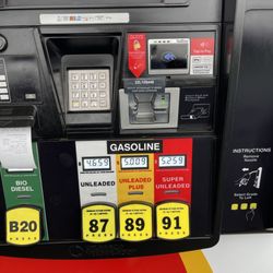 Pilot Travel center - Todays fuel price