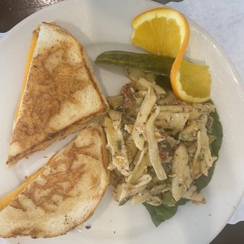 The Courtyard Cafe & Bakery - Grilled cheese and pasta salad. - Bakeries Near Me - Fallon, Nevada The Courtyard Cafe & Bakery - Grilled cheese and pasta salad. - Bakeries Near Me - Fallon, Nevada