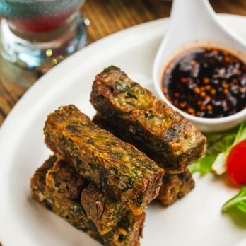 Thai Market - Gui Chai Tod (Fried Chive Cake) - Thai Near Me - New York, New York Thai Market - Gui Chai Tod (Fried Chive Cake) - Thai Near Me - New York, New York
