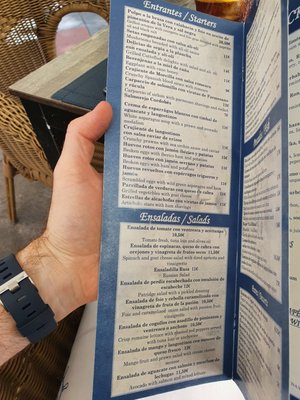 Menu photo 5 El Yate Madrid, M