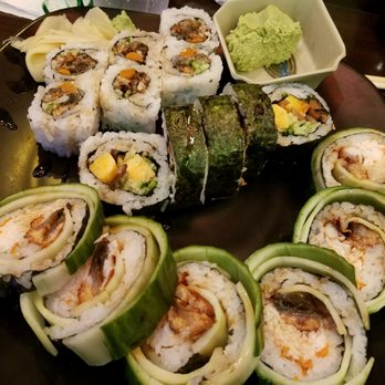 Yo Sushi - Top to bottom - Alaska roll, futo roll, Fairfield roll - Sushi Bars Near Me - Vallejo, California Yo Sushi - Top to bottom - Alaska roll, futo roll, Fairfield roll - Sushi Bars Near Me - Vallejo, California