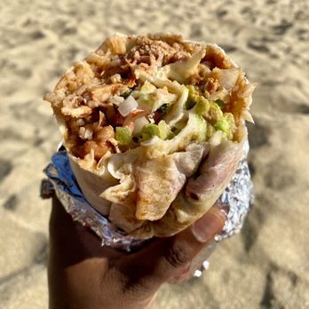 Taqueria Pacifica - Super burrito with chicken - Mexican Near Me - Pacifica, California