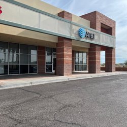 AT&T Store - Exterior outside. Close to street.