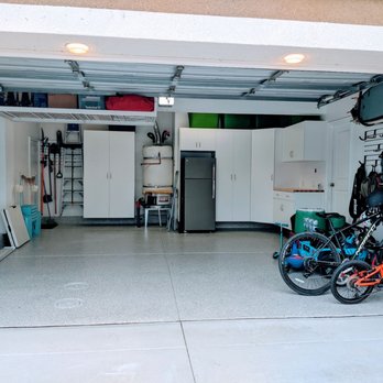 TRC Garage - Final after photo post refrigerator install - Flooring Near Me - San Diego, California TRC Garage - Final after photo post refrigerator install - Flooring Near Me - San Diego, California