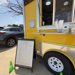 The Flower Shop Coffee - Glimpse of truck and menu!