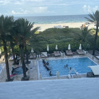Marriott Stanton South Beach - Pool is divided into two salt/chlorine filled pools. The water is warm.  Loved it. - Hotels Near Me - Miami Beach, Florida
