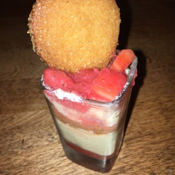 Seasons 52 - $3 Strawberry rhubarb cheesecake - New American Near Me - Mclean, Virginia Seasons 52 - $3 Strawberry rhubarb cheesecake - New American Near Me - Mclean, Virginia