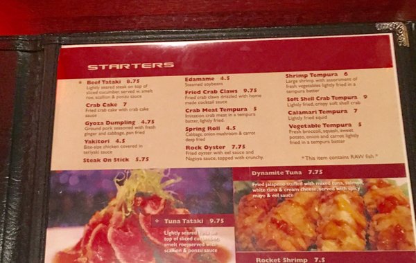 Menu photo 5 Friday Tuna Memphis, TN Menu photo 5 Friday Tuna Memphis, TN