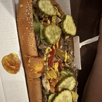 Cleavers - Cheesesteak with pickles - Cheesesteaks Near Me - Philadelphia, Pennsylvania