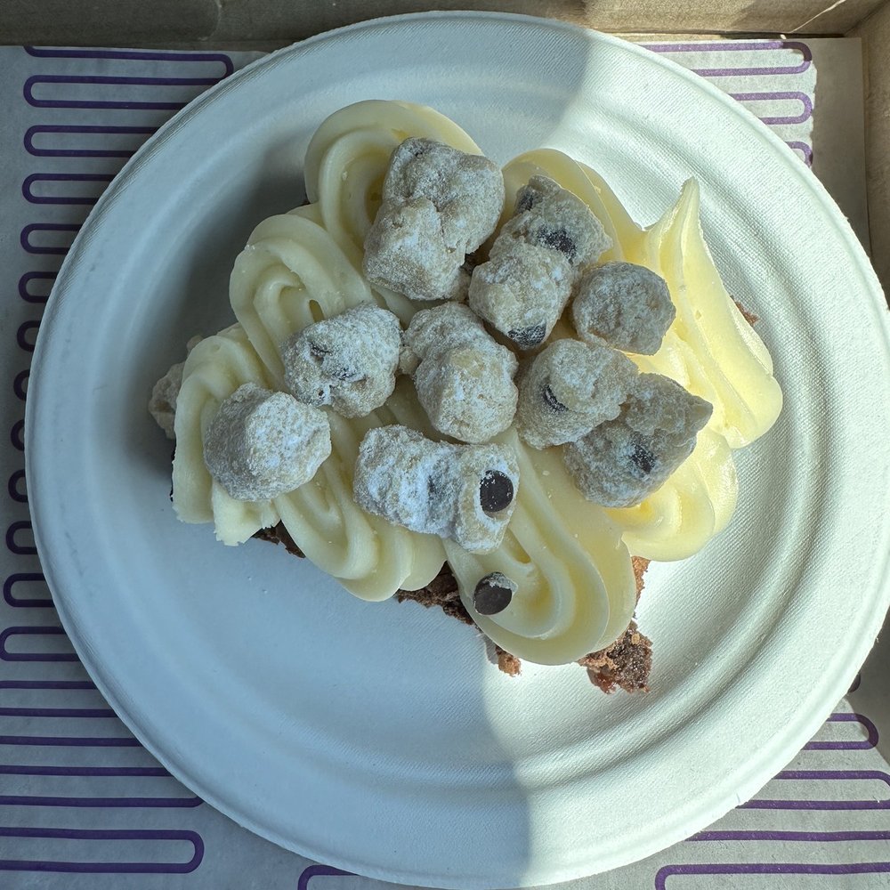 Insomnia Cookies - Loaded Brownie with cream cheese frosting and cookie dough bites - Desserts Near Me - East Lansing, Michigan Insomnia Cookies - Loaded Brownie with cream cheese frosting and cookie dough bites - Desserts Near Me - East Lansing, Michigan