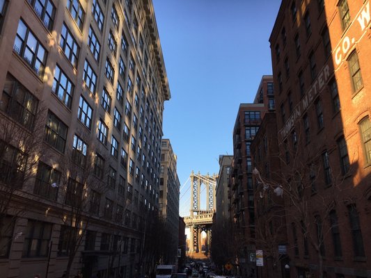 DUMBO Manhattan Bridge View by null