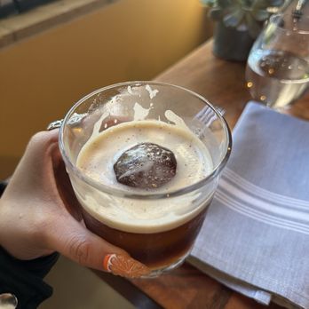 Lucy Restaurant & Bar - Drink with licor 43, vanilla and espresso - New American Near Me - Yountville, California Lucy Restaurant & Bar - Drink with licor 43, vanilla and espresso - New American Near Me - Yountville, California