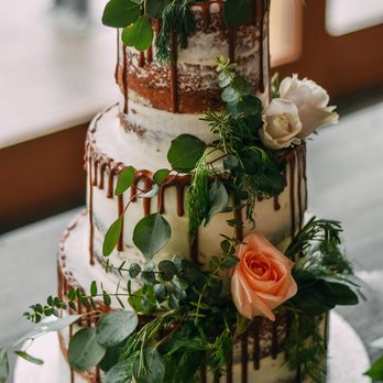 Corina Bakery - 3 Tier Wedding Celebration Cake from Corina's Bakery - semi-naked with drizzle - Bakeries Near Me - Tacoma, Washington Corina Bakery - 3 Tier Wedding Celebration Cake from Corina's Bakery - semi-naked with drizzle - Bakeries Near Me - Tacoma, Washington